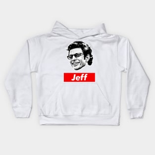 Jeff Goldblum Retro 90s Styled Aesthetic Design Kids Hoodie